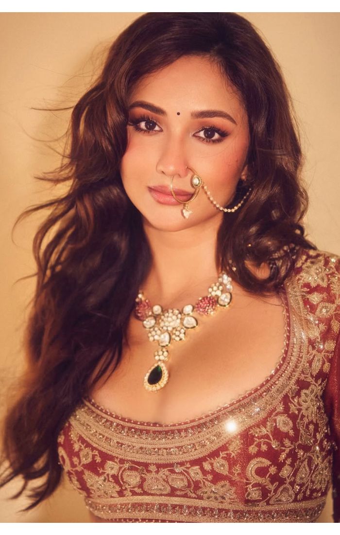 Back Flare of Maroon Bridal Lehenga – Appelle Fashion