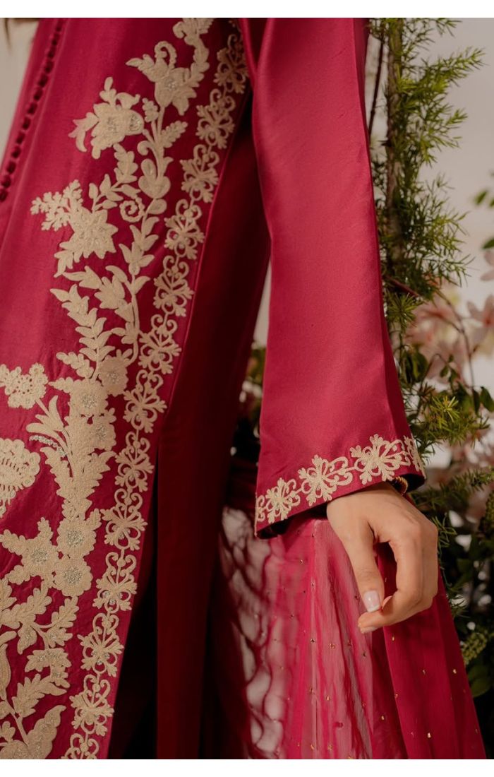 Buy Orange Organza Embroidered Designer Palazzo Suit Online - Appelle Fashion | SALA5702