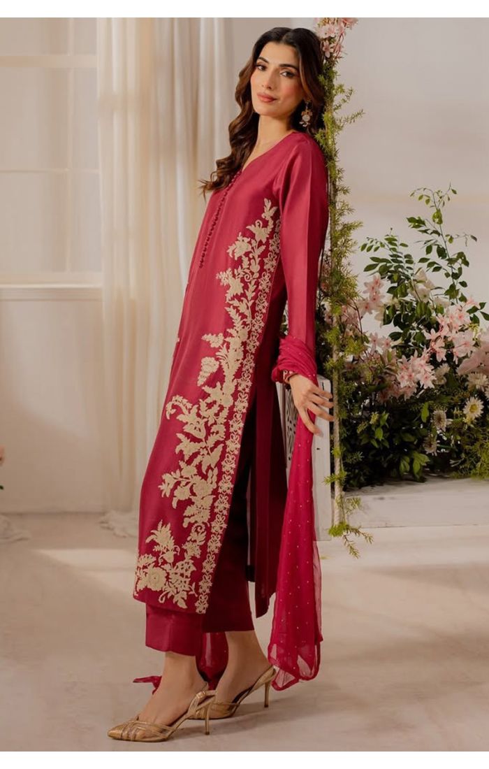 Buy Orange Organza Embroidered Designer Palazzo Suit Online - Appelle Fashion | SALA5702