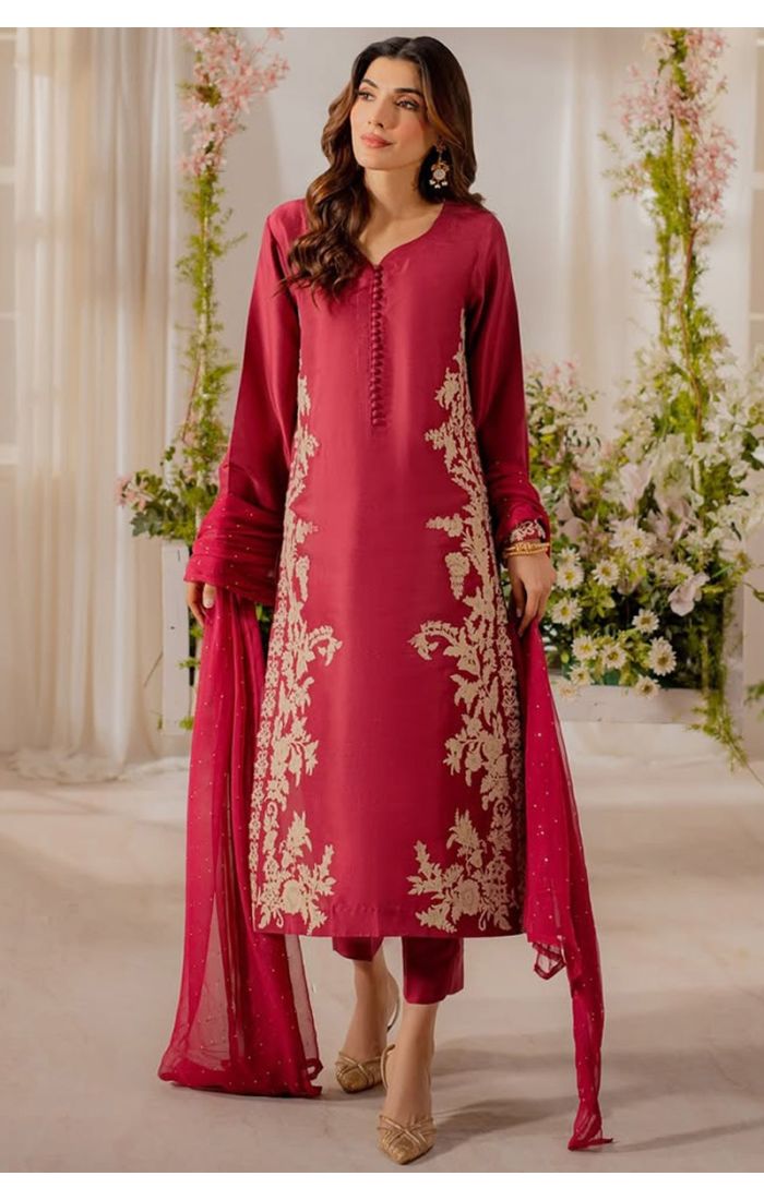 Buy Orange Organza Embroidered Designer Palazzo Suit Online - Appelle Fashion | SALA5702