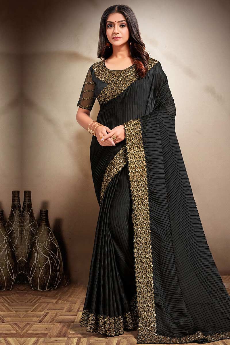 Shop Online Designer Net Zari Beige Saree Embroidery Work Indian Party Wear  Net Sa – Lady India